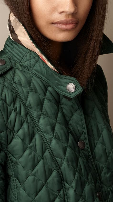 burberry quilted colin jacket fuschia|burberry green jacket.